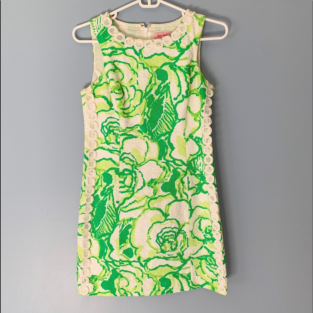 green floral lilly pulitzer dress